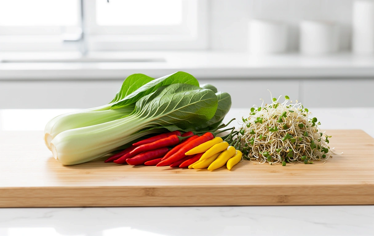 Fresh organic sourced ingredients