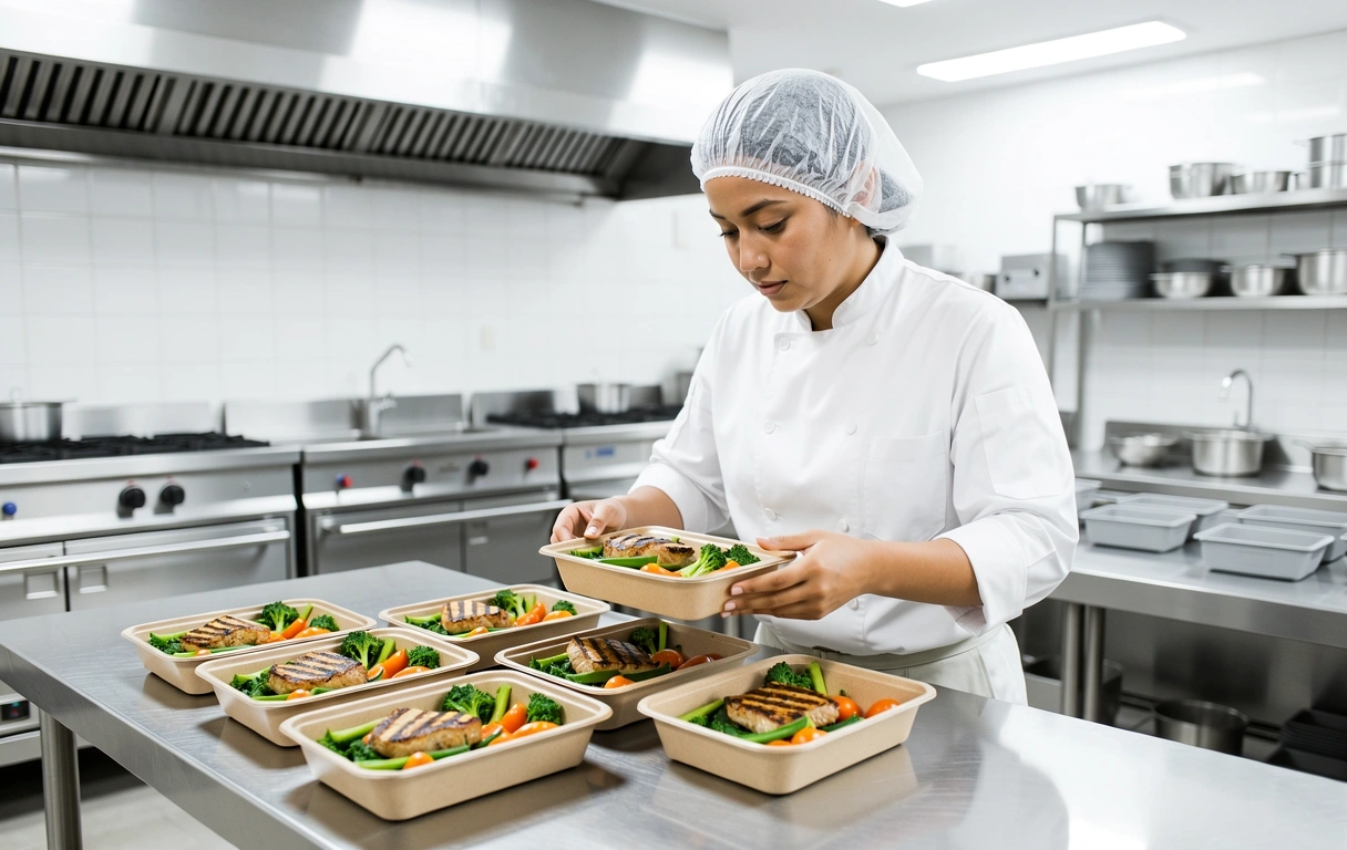 Professional kitchen hygiene standards